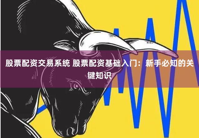 股票配资交易系统 股票配资基础入门：新手必知的关键知识