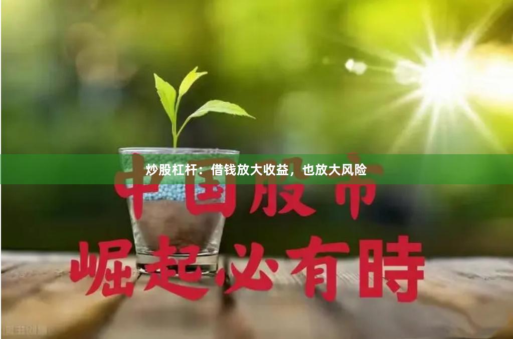 炒股杠杆：借钱放大收益，也放大风险